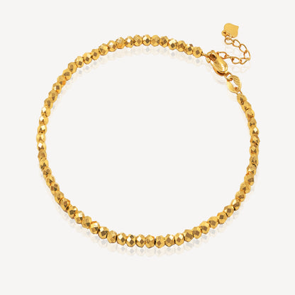 916 Gold Blissful Beads Bracelet