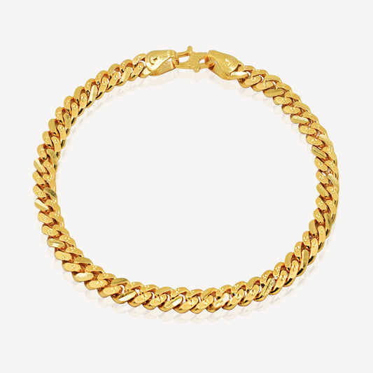 916 Gold Cuben Bracelet