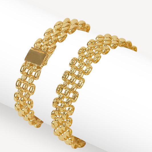 916 Gold Mega Datin Bracelet