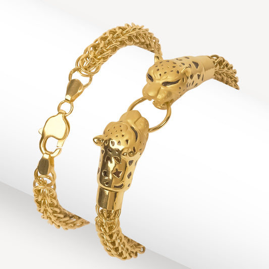 916 Gold Mega Tiger Bracelet