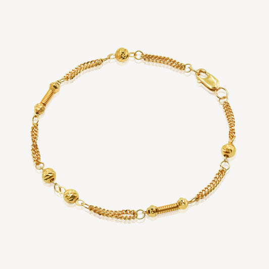 916 Gold Amorette Bracelet