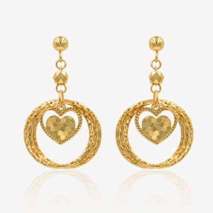 916 Gold Elysse Earrings