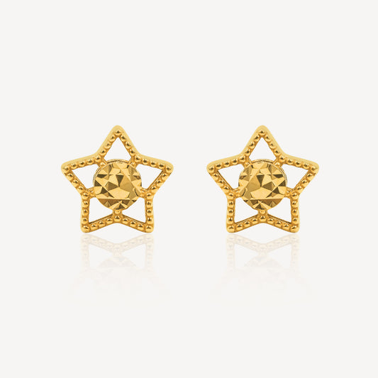 916 Gold Astralis Earrings