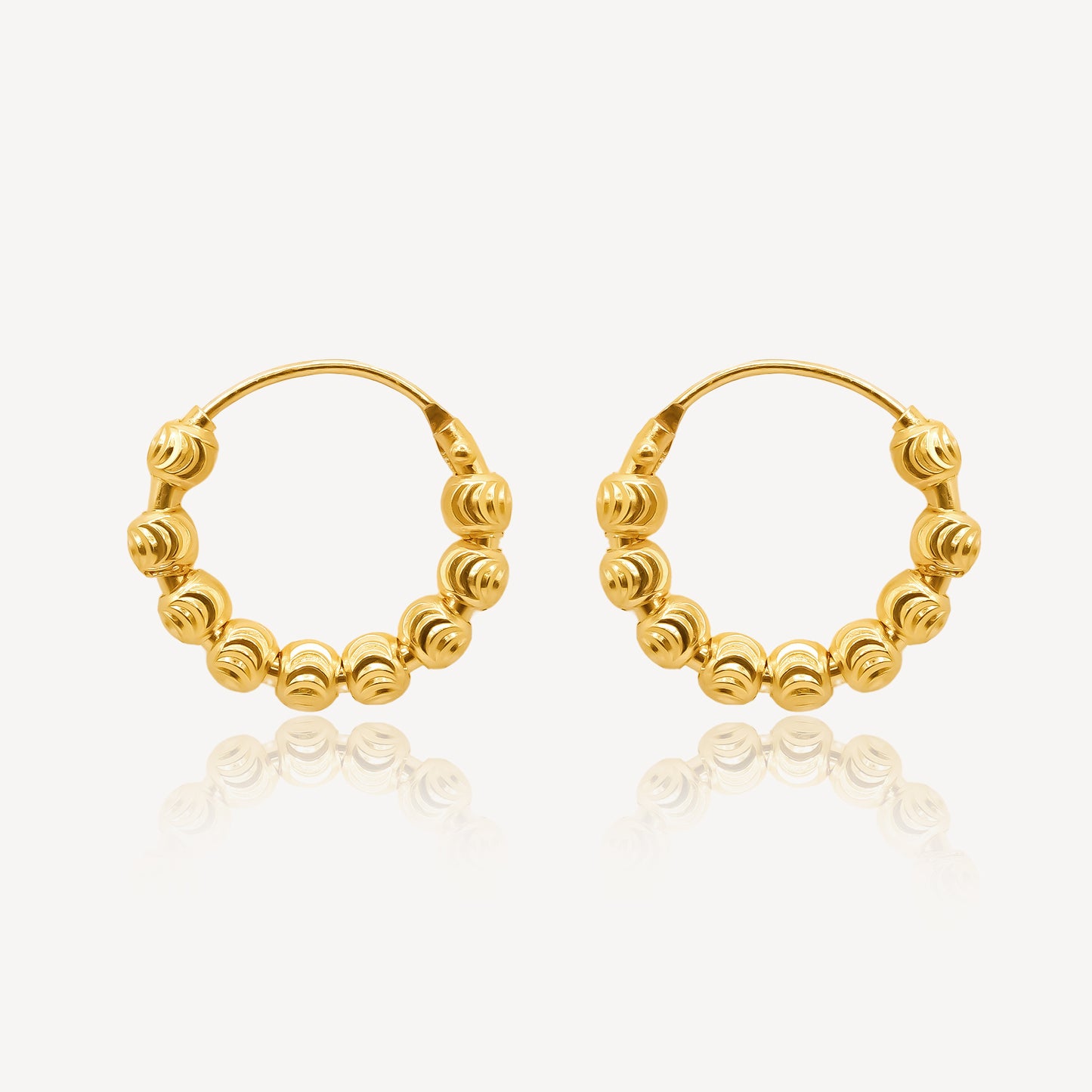 916 Gold Orbelle Earrings