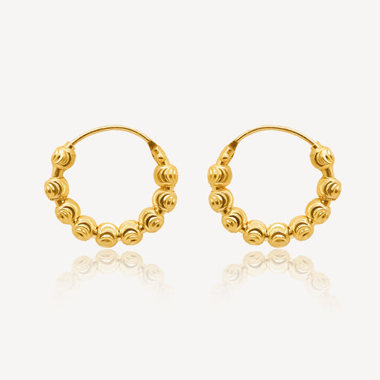 916 Gold Orbelle Earrings