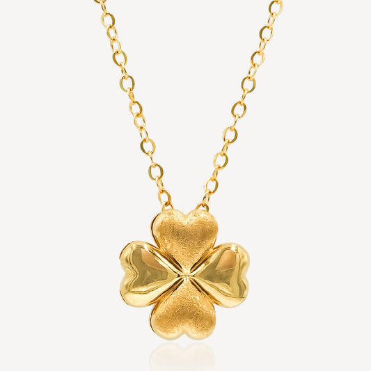 916 Gold Lucky Love Necklace