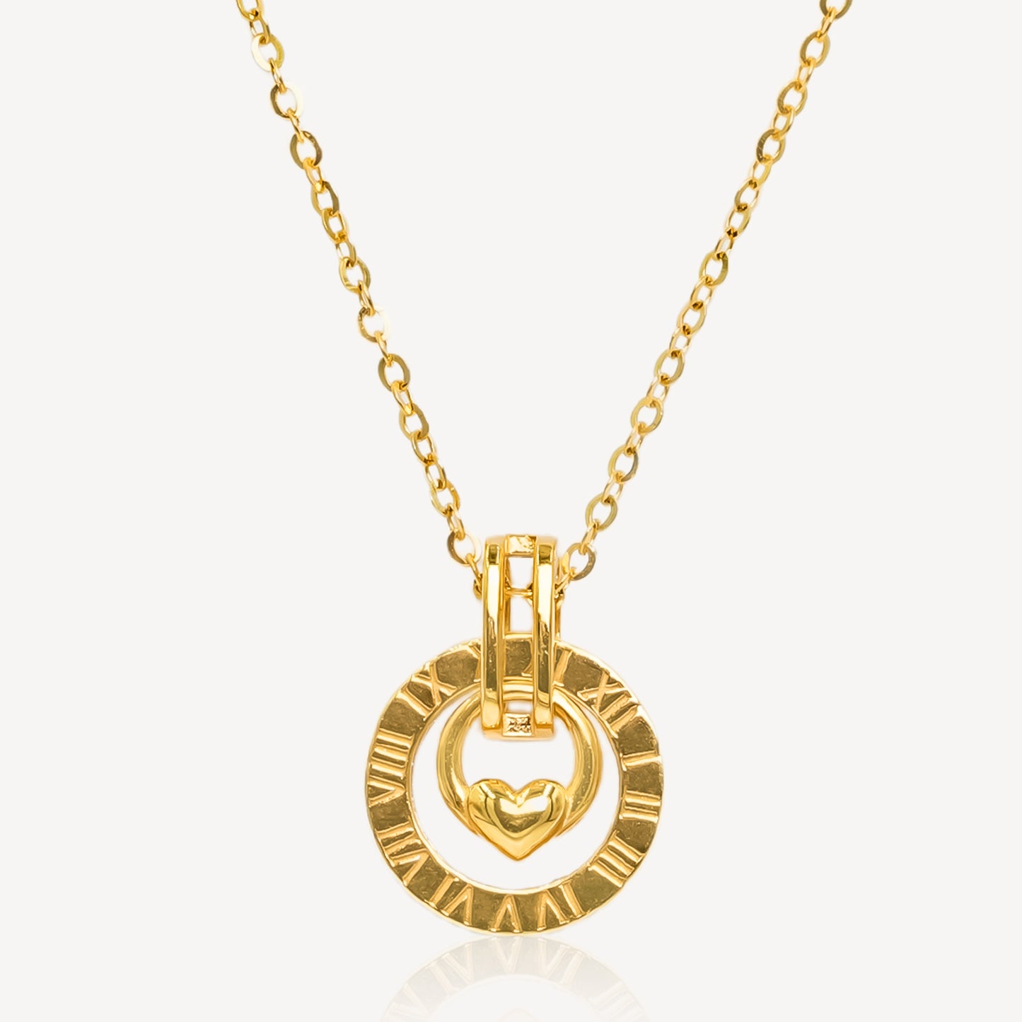 916 Gold Clavis Amoris Necklace