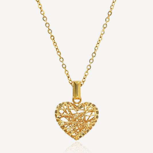 916 Gold Amour Nest Necklace