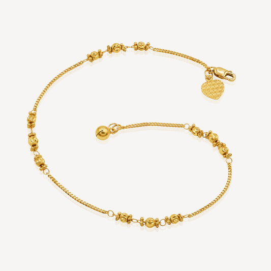 916 Gold Dazzlelink Anklet