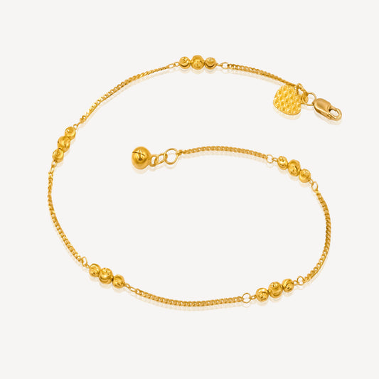 916 Gold Solvia Anklet