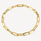 916 Gold Clip Link Bracelet