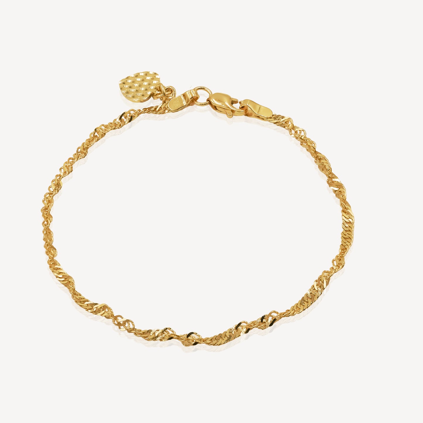 916 Gold Disco Bracelet