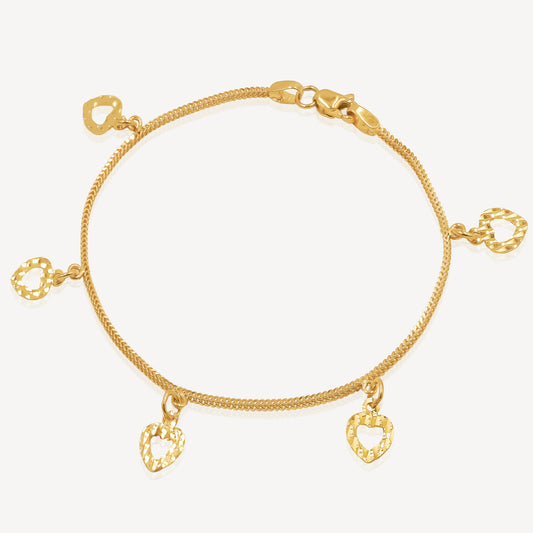 916 Gold Roselle Bracelet