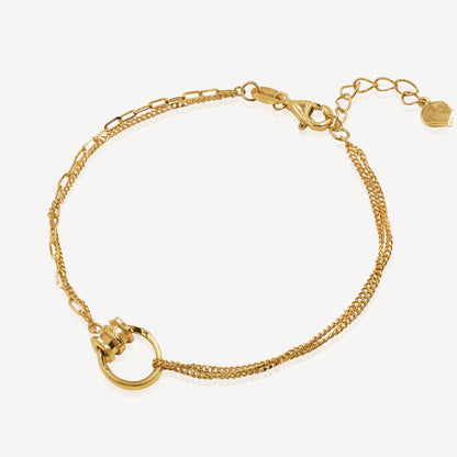 916 Gold Celestial Bond Bracelet