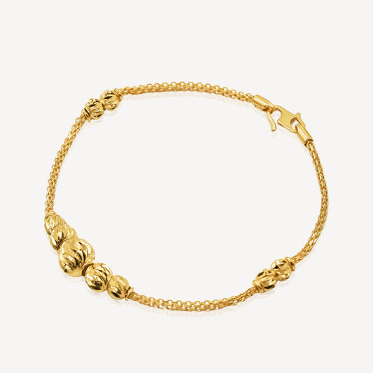 916 Gold Bell Connects Bracelet