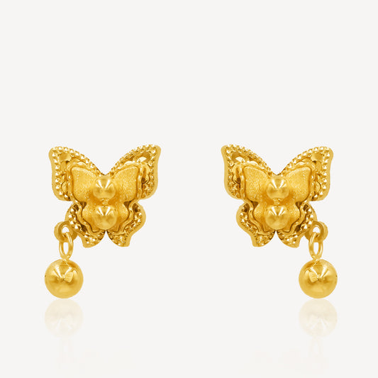 916 Gold Solira Earrings