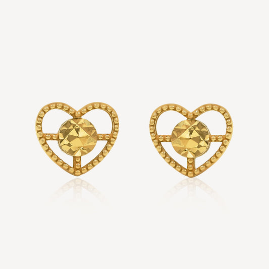 916 Gold Cherisse Earrings