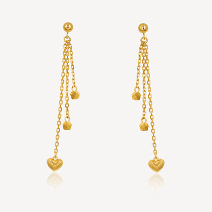 916 Gold Elysian Cuff Earrings