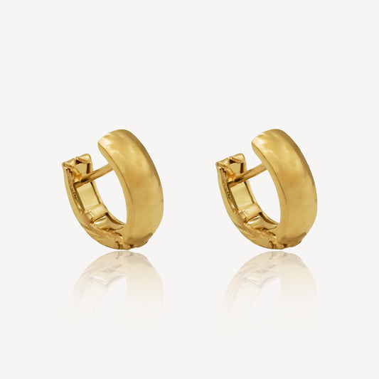 916 Gold Gracious Loop Earrings (5.5mm)