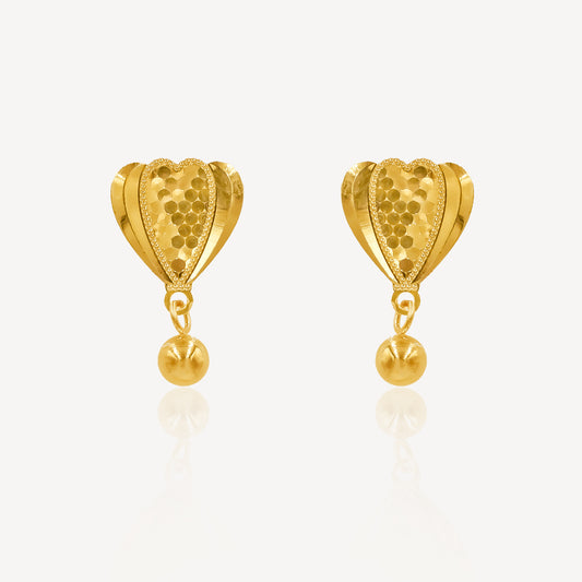 916 Gold Evania Earrings