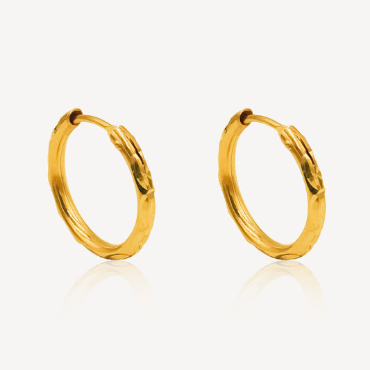 916 Gold Hoop Earings