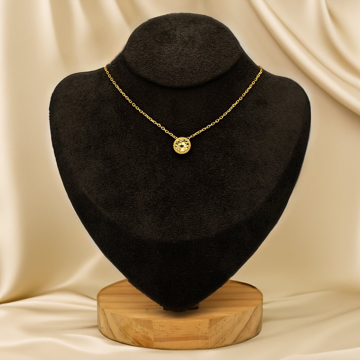 916 Gold Celestial Gem Necklace