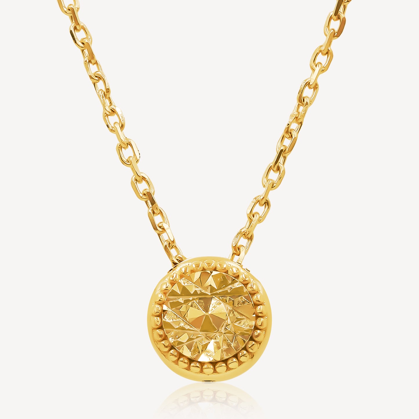 916 Gold Celestial Gem Necklace