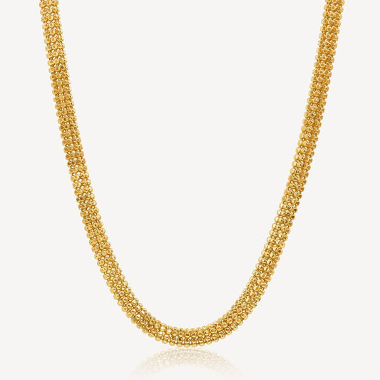 916 Gold Mega Ball Necklace