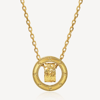 916 Gold Orbital Grace Necklace