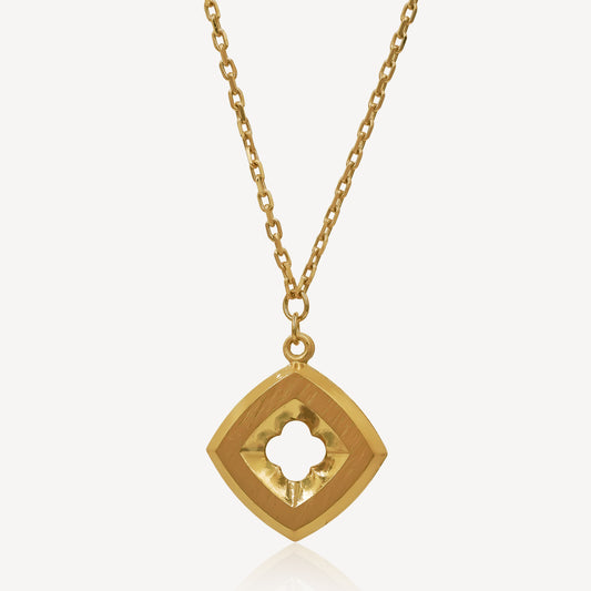 916 Gold Rose Diamond Necklace