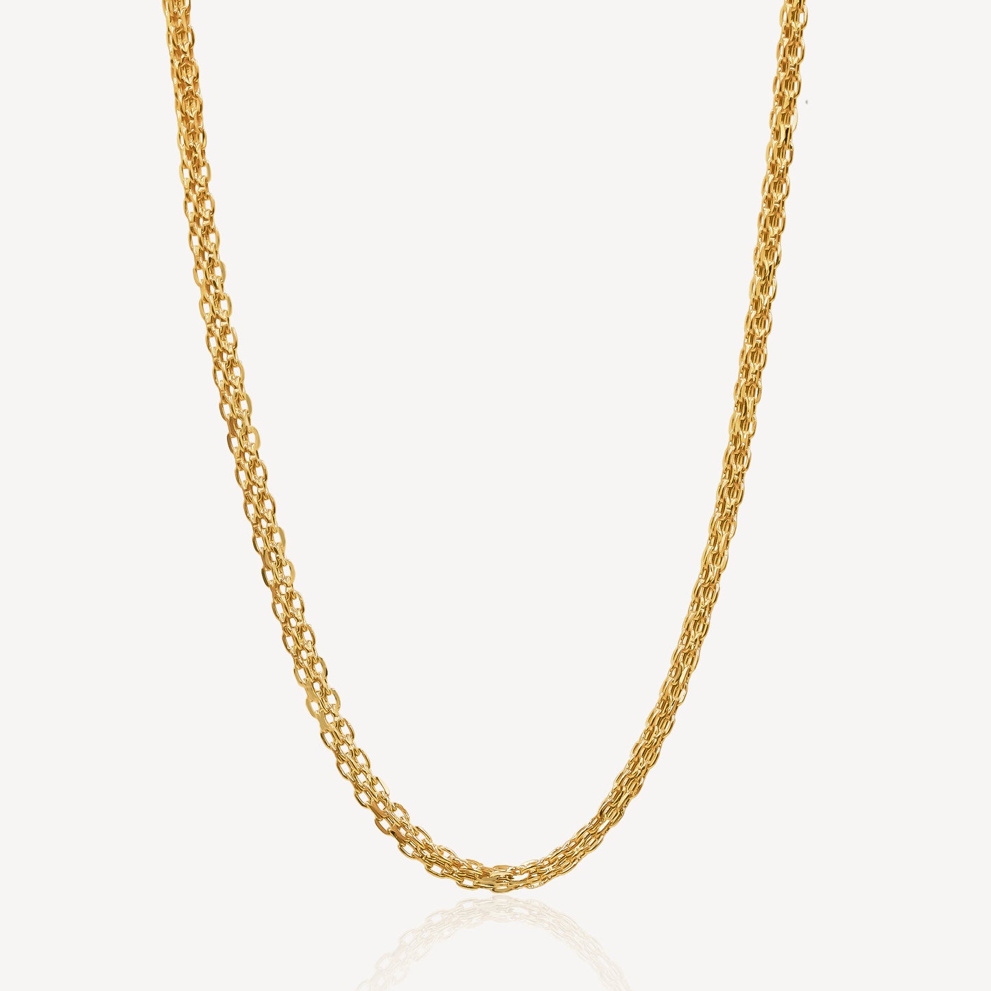 916 Gold Radiant Chain Link