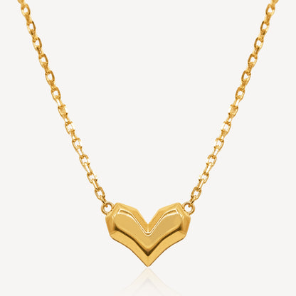 916 Gold Elysian Love Necklace