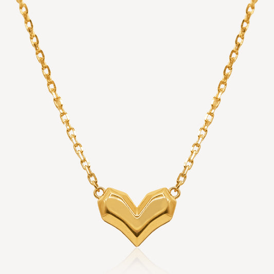 916 Gold Elysian Love Necklace