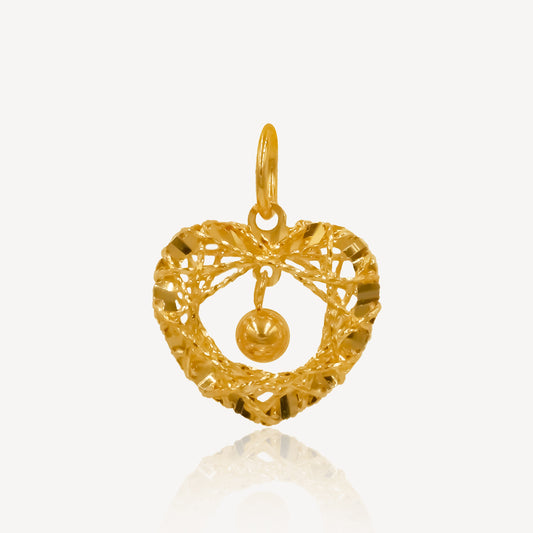 916 Gold Love Nest Pendant