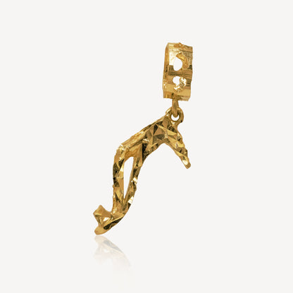 916 Gold Heels Charm