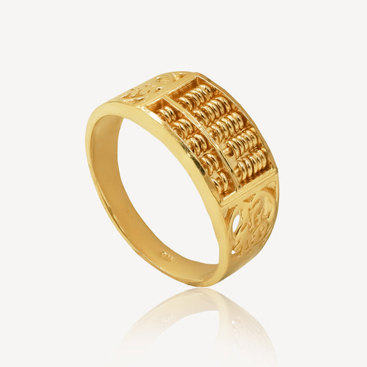 916 Gold Abacus Eternity Ring
