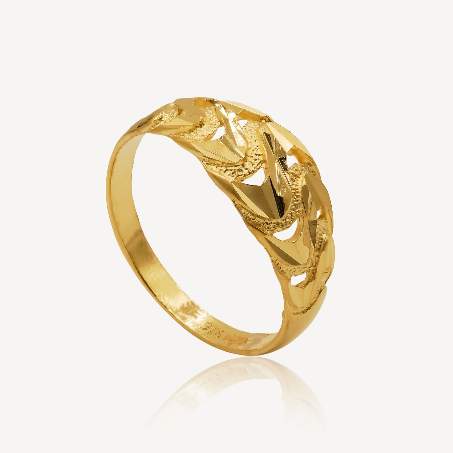 916 Gold Rache Ring