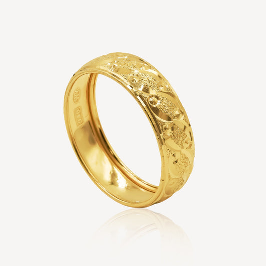 916 Gold Cirque Elegance Ring