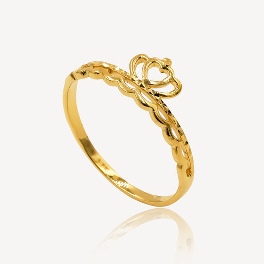 916 Gold Princess Ring