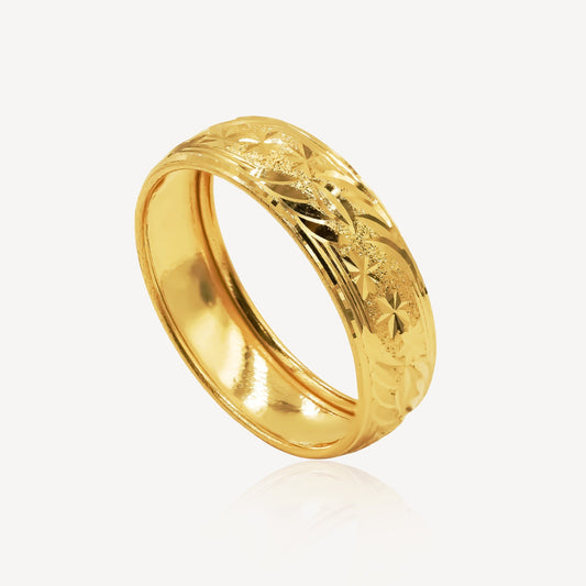 916 Gold Cirque Elegance Ring