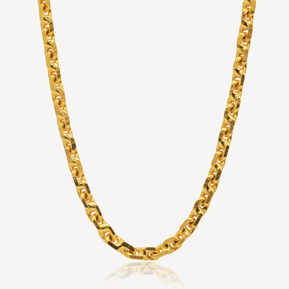 916 Gold Interlinked Necklace