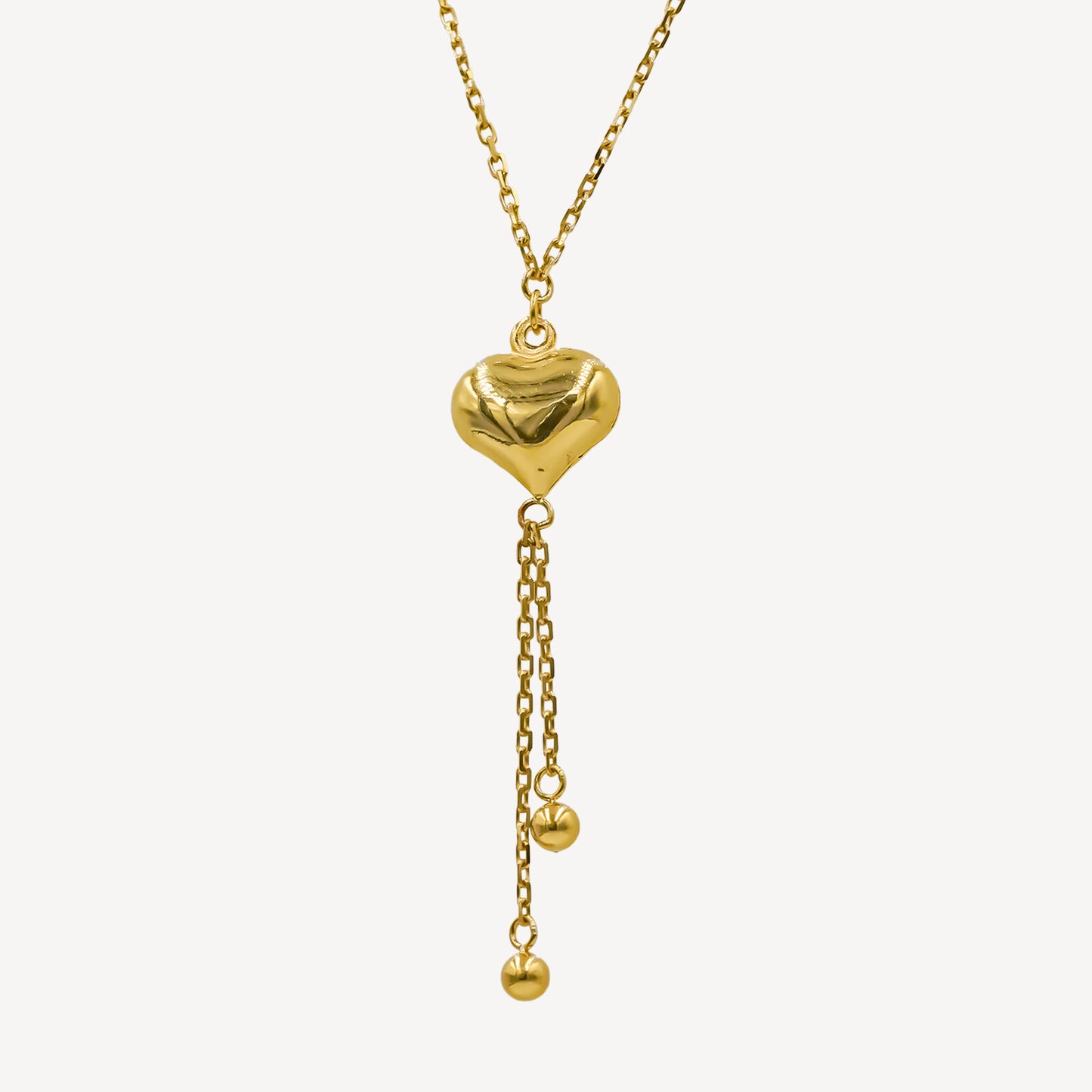916 Gold Opulence Love Necklace