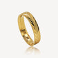 916 Gold Celestial Embrace Ring