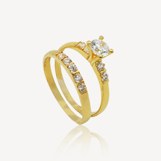 916 Gold Grace Diamond Couple Ring