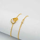 916 Gold infinity bracelet for woman 