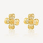 916 Gold ear studs for woman 