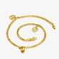 916 gold anklet for woman 