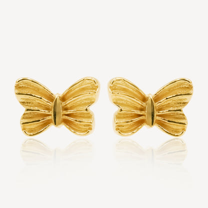 916 Gold Butterfly Whisper Earrings