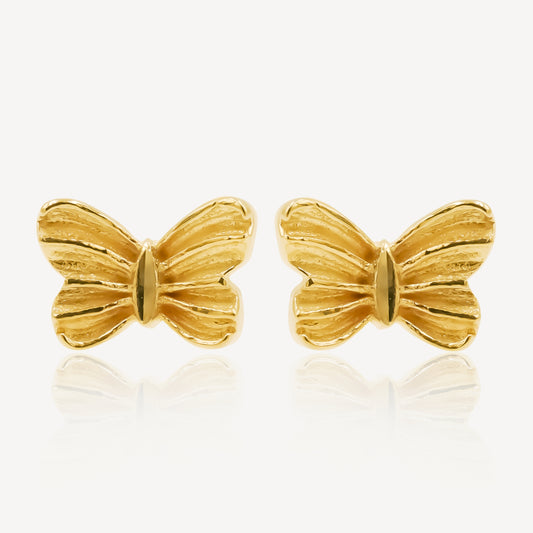 916 Gold Butterfly Whisper Earrings