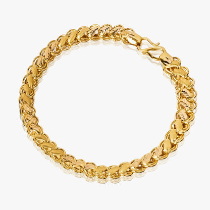 916 Gold Lotus Bracelet